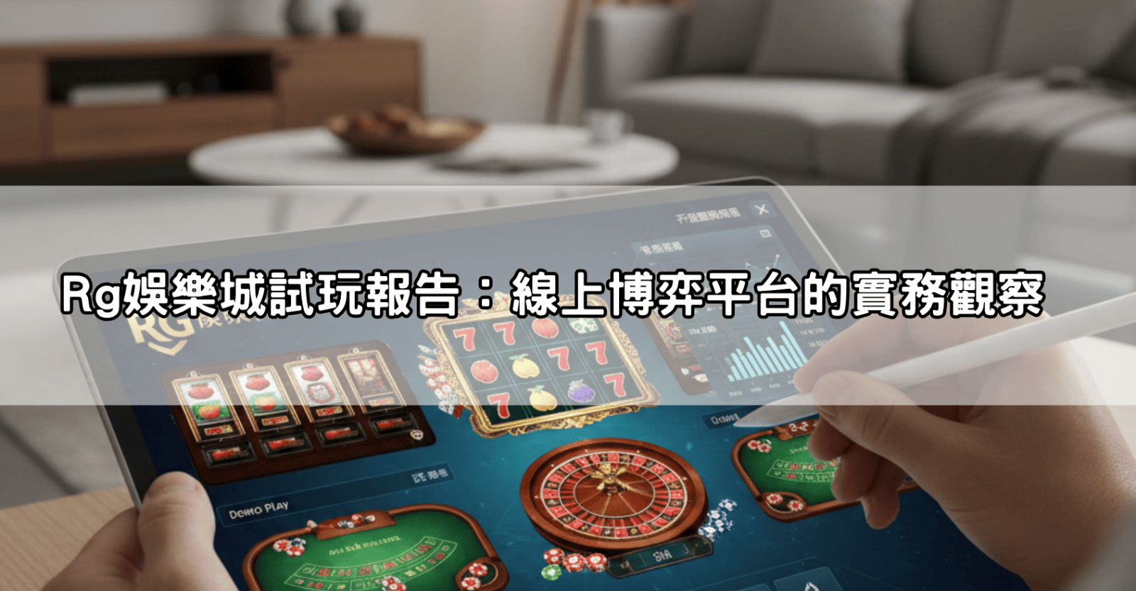 Rg娛樂城試玩報告：線上博弈平台的實務觀察